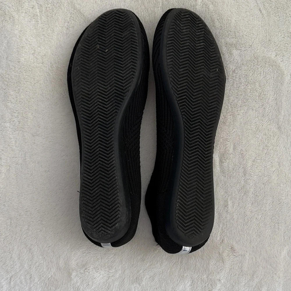 Steven Women's Black Slip-On Flats / 8.5 - Picture 4 of 6